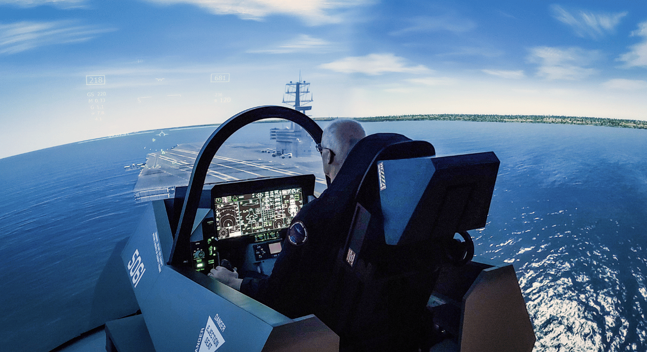 1 F35 5th gen fighter jet simulator