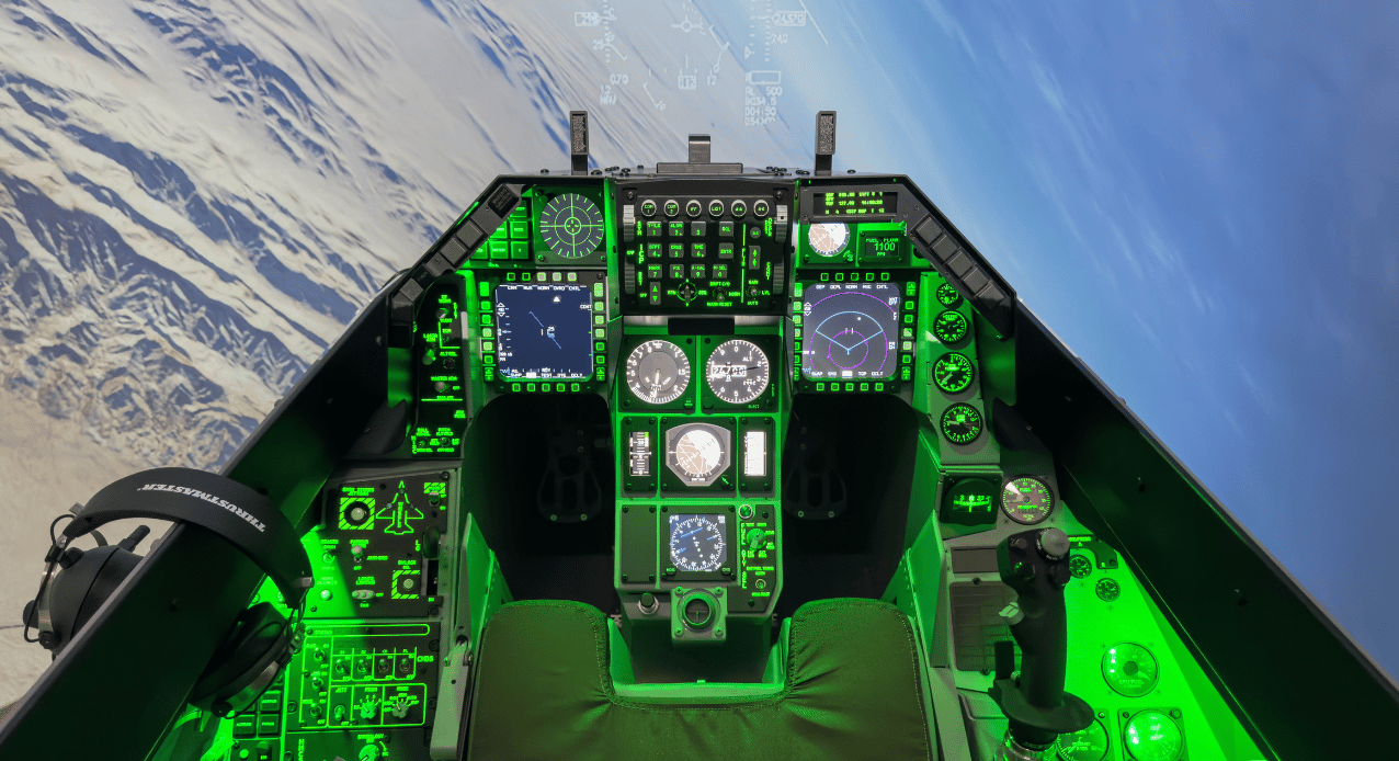 2 F16 realistic combat fighter jet simulator